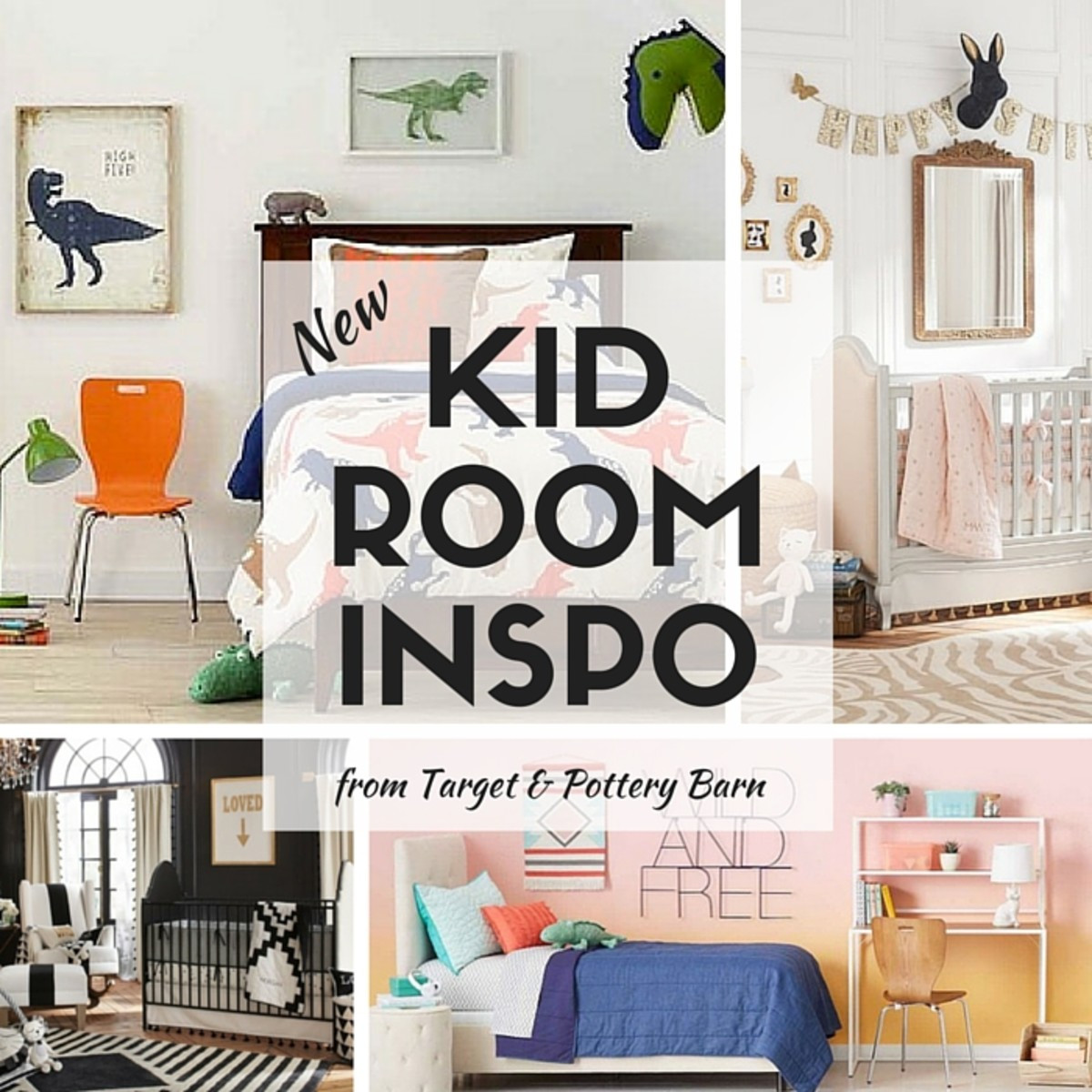Target Kids Room
 Kid Decor Inspiration from Tar and Pottery Barn