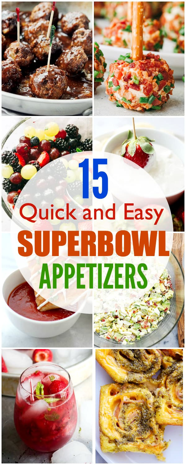 Tasty Super Bowl Recipes
 15 Easy & Mouth Watering Game Day Appetizers