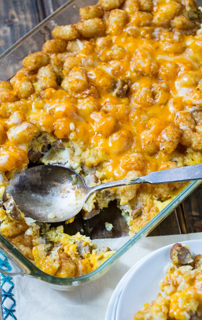 Tater Tots Breakfast Casserole
 Breakfast Tater Tot Casserole Spicy Southern Kitchen