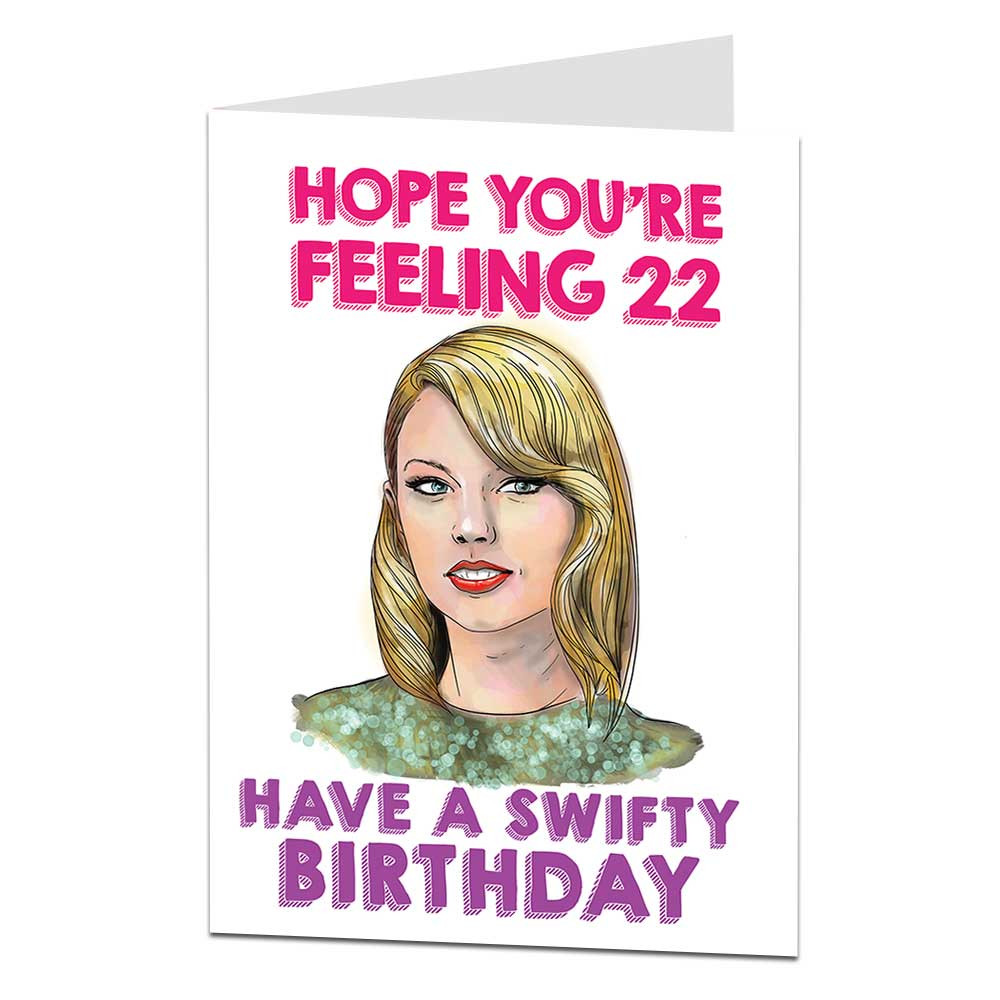 Taylor Swift Birthday Card
 Taylor Swift Birthday Card LimaLima Trade