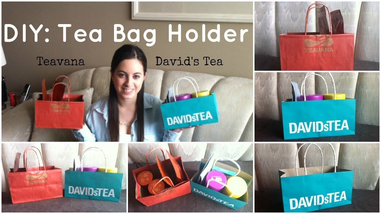 Tea Bag Organizer DIY
 DIY Tea Bag Holder