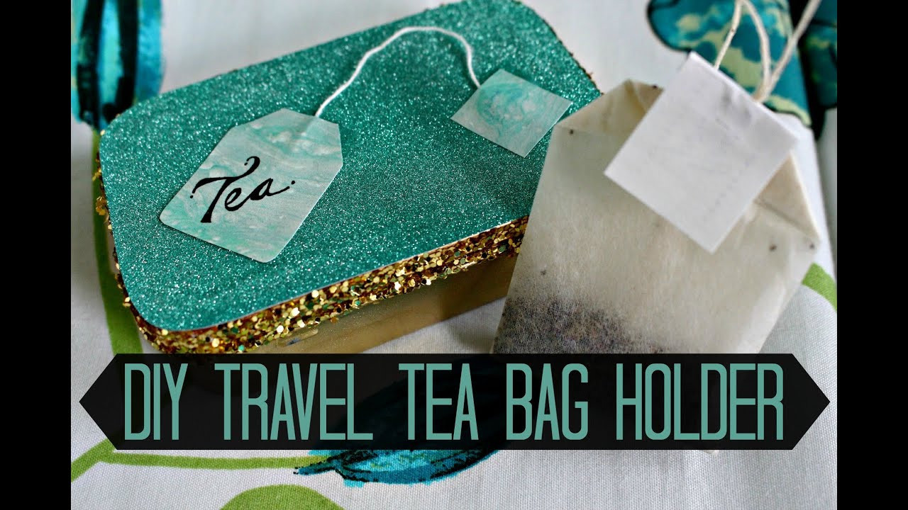 Tea Bag Organizer DIY
 DIY Travel Tea Bag Holder
