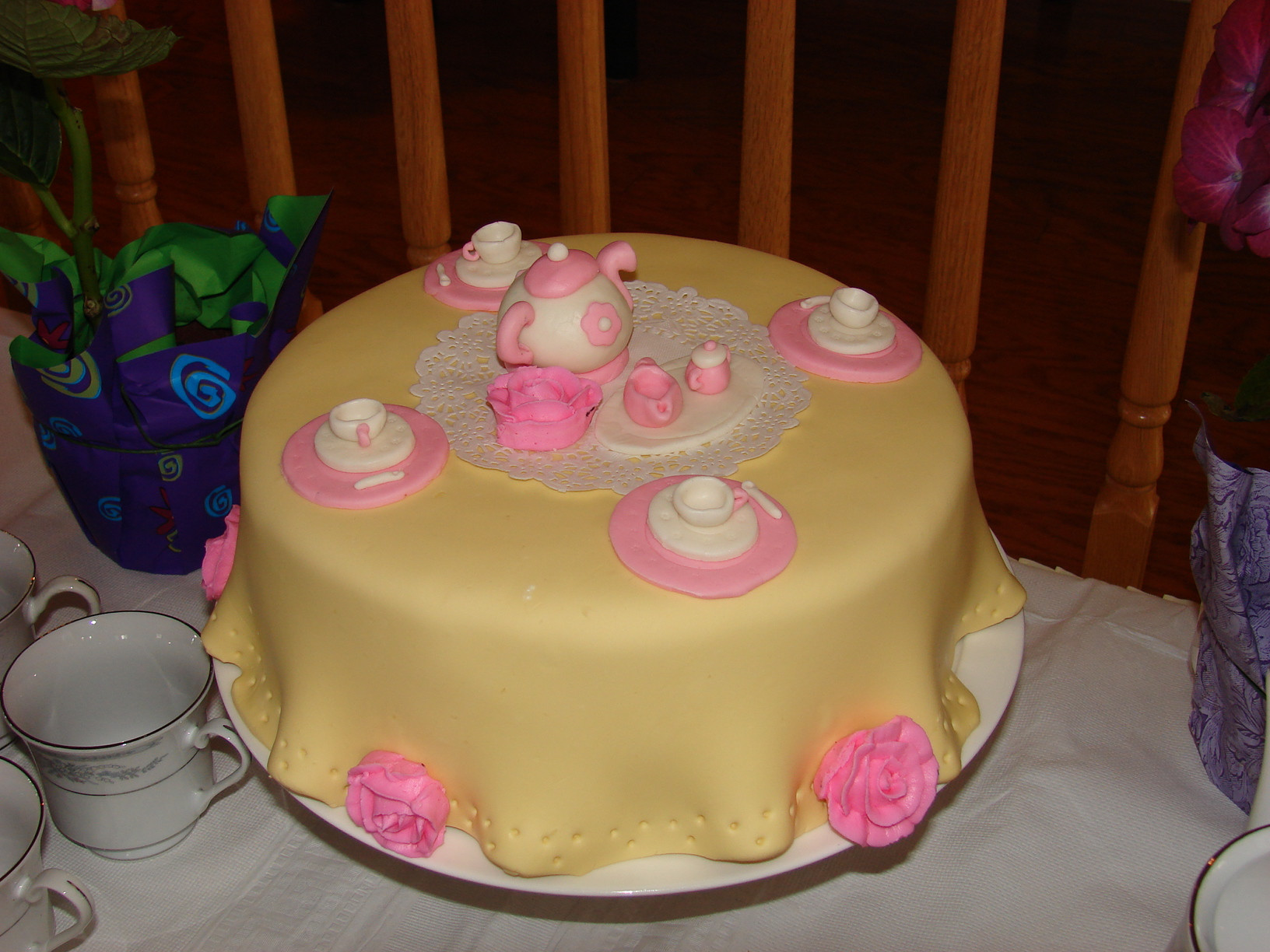 Tea Party Birthday Cake Ideas
 Cup Cake Decoration Ideas