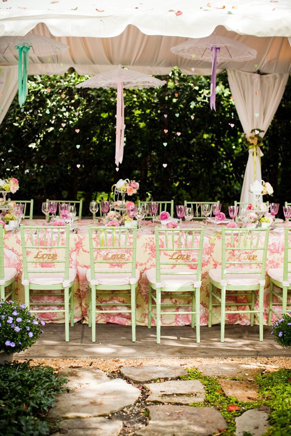 Tea Party Bridal Shower Ideas
 Outdoor Vintage Lace Tea Party Bridal Shower Bridal