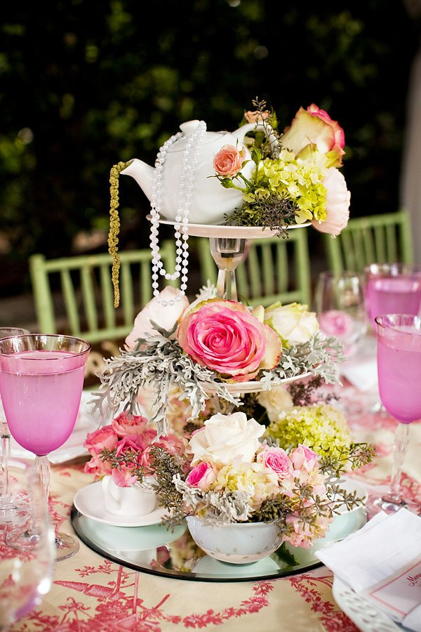 Tea Party Decor Ideas
 Outdoor Vintage Lace Tea Party Bridal Shower Bridal