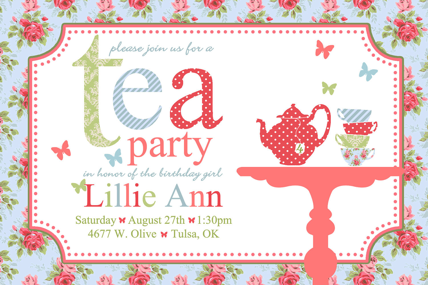 Tea Party Invite Ideas
 How to Host a Kids Tea Party or a Classic e
