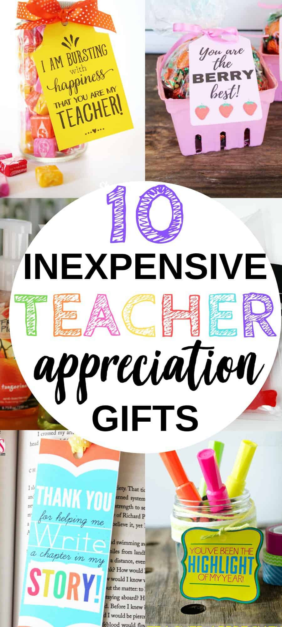 Teacher Appreciation Gifts DIY
 10 Inexpensive Teacher Appreciation Gift Ideas