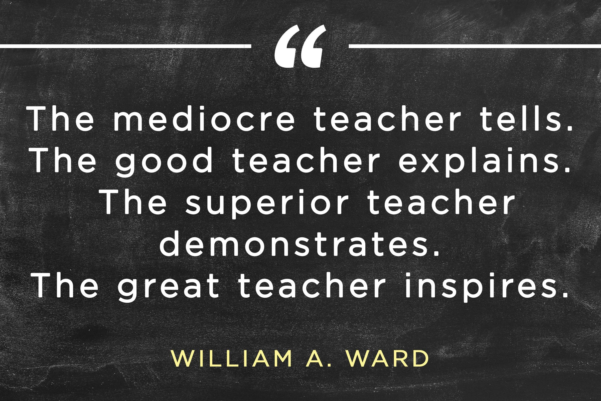Teacher Inspirational Quotes
 Inspirational Teacher Quotes