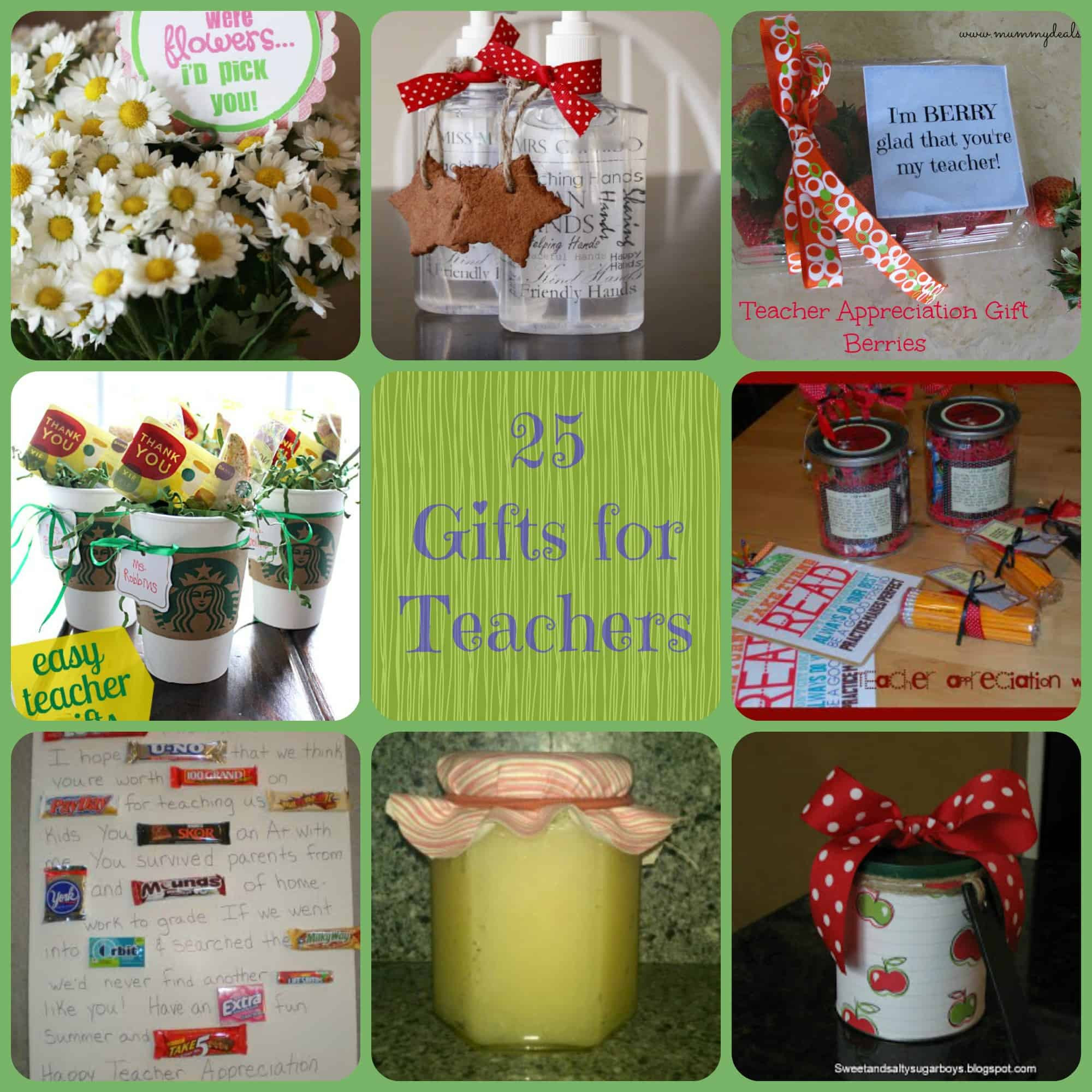 Teacher Thank You Gift Ideas
 25 Teacher Gift Ideas Farmer s Wife Rambles