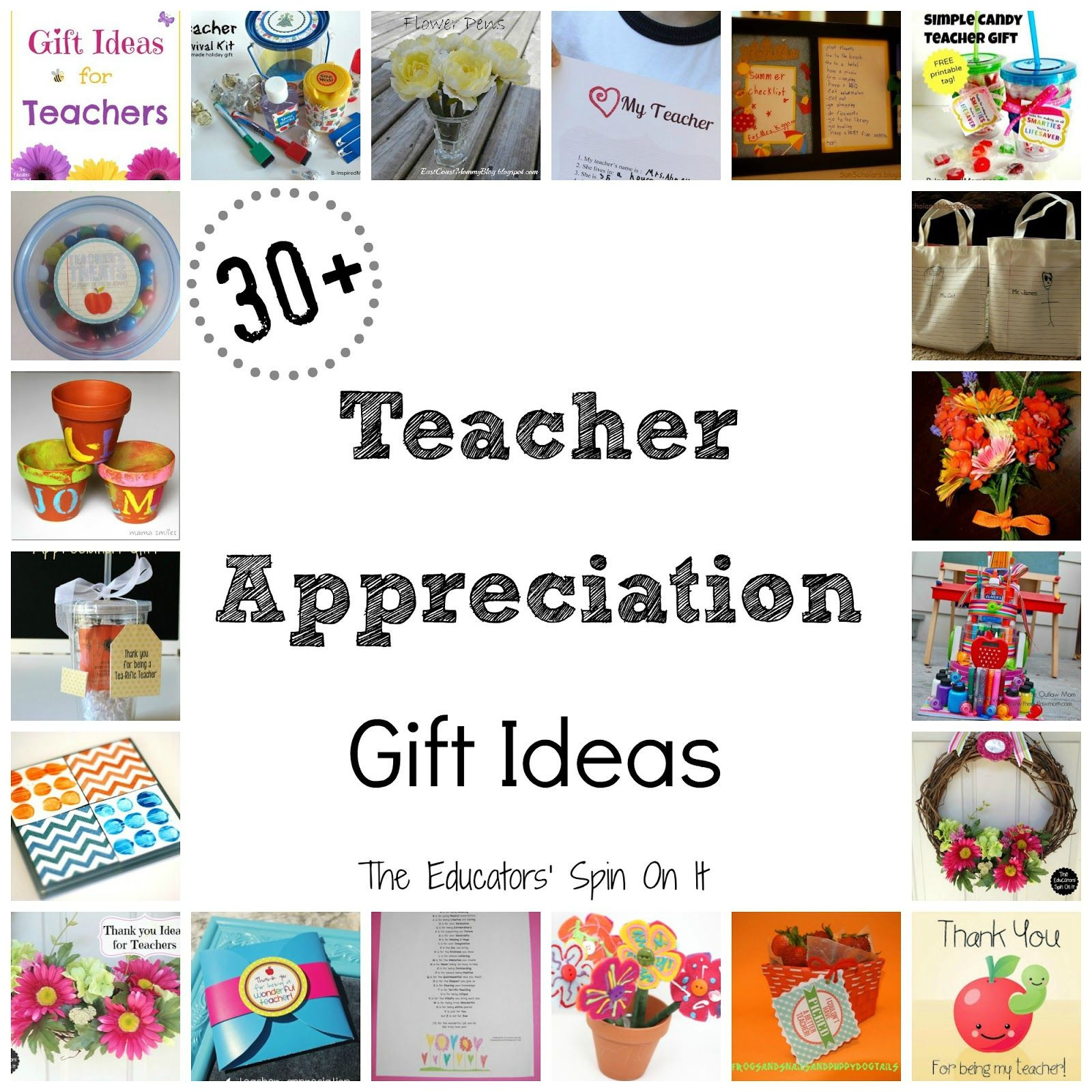 Teacher Thank You Gift Ideas
 30 Ways to Say Thank You for Teacher Appreciation Week
