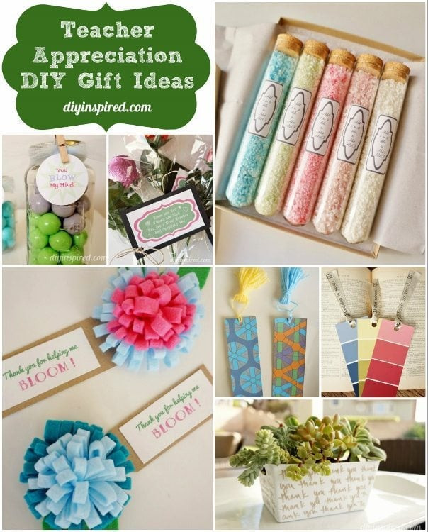 Teachers Day Gift Ideas DIY
 Teacher Appreciation DIY Gift Ideas DIY Inspired