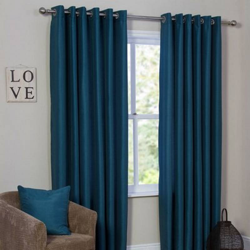 Teal Kitchen Curtains
 Teal blue curtains Furniture Ideas