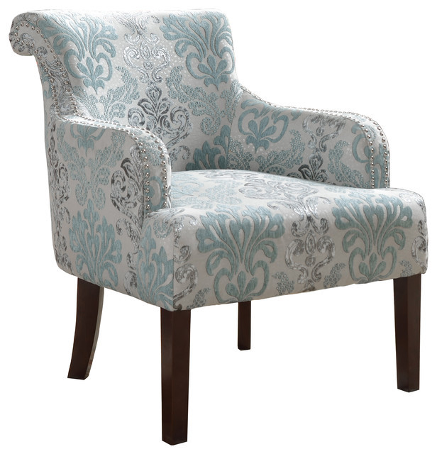 Teal Living Room Chair
 Living Room Accent Arm Chair Teal and Light Blue