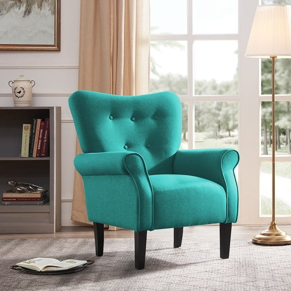 Teal Living Room Chair
 Shop Belleze Living Room Modern Wingback Armchair Accent
