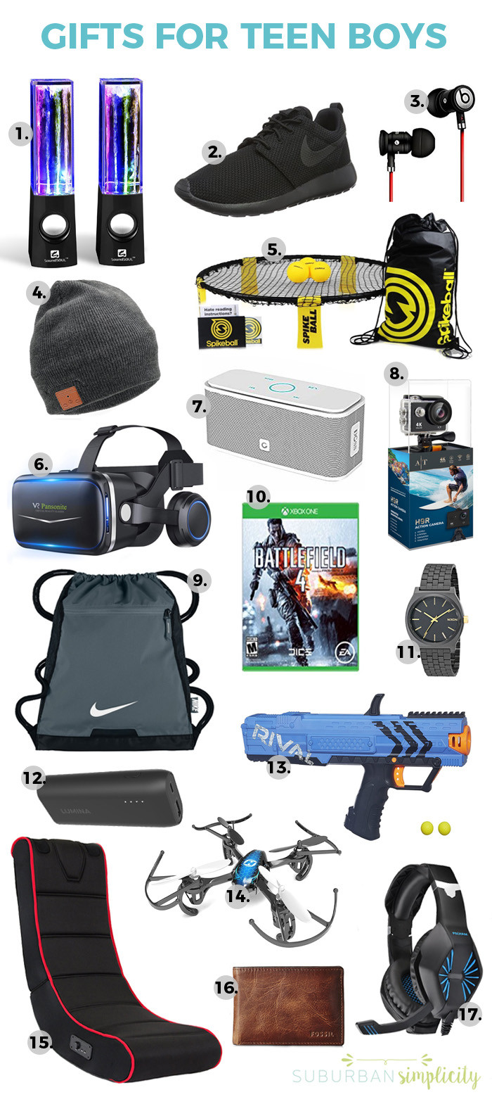 Teen Boys Gift Ideas
 17 Awesome Gift Ideas for Teen Boys