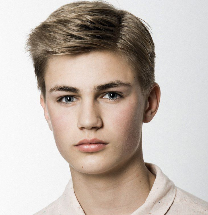 Teenager Boy Hairstyle
 Long Bangs & Layered Haircut for Teenage Boys
