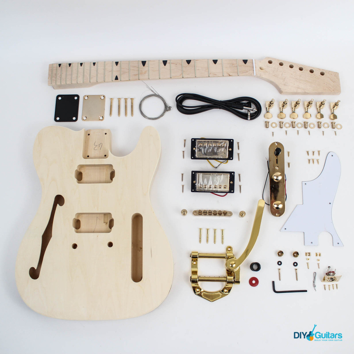 Telecaster DIY Kit
 Thinline Bigsby Guitar Kit DIY Guitars