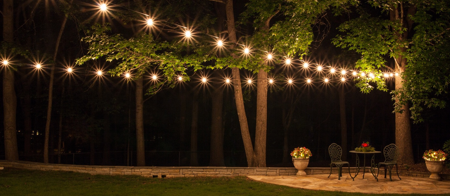 Terrace Landscape Lighting
 How to Plan and Hang Patio Lights
