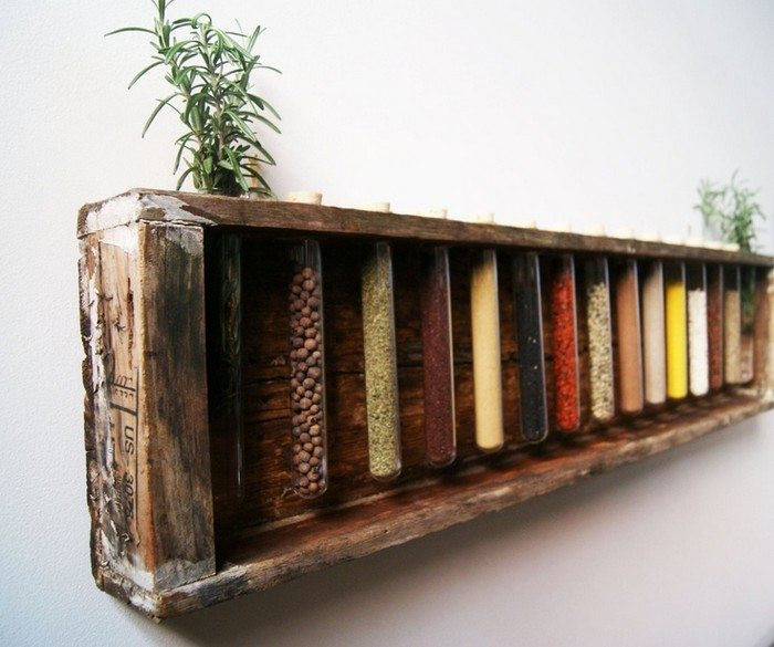 Test Tube Spice Rack DIY
 Test Tube Spice Rack