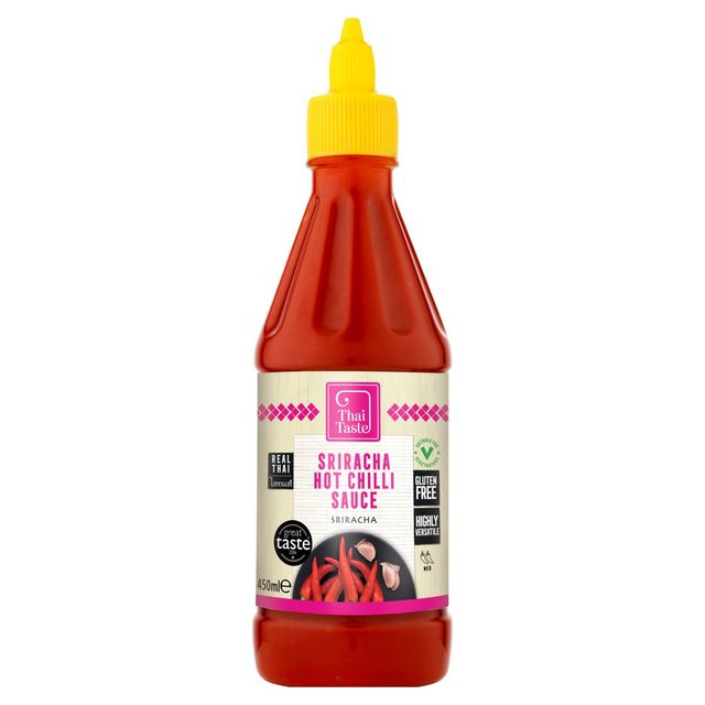 Thai Hot Sauces
 Thai Taste Sriracha Hot Chilli Sauce 450g from Ocado