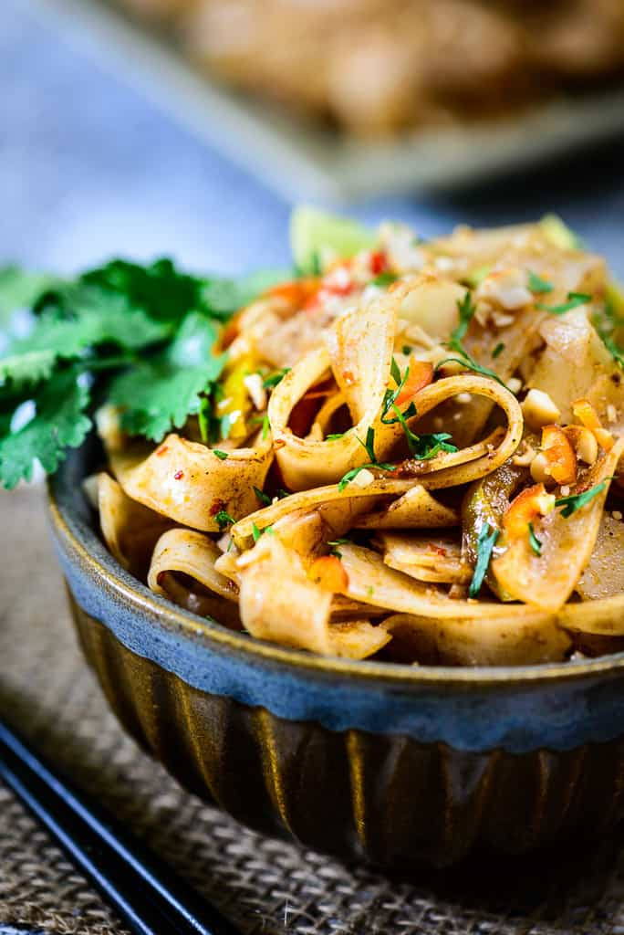 Thai Noodles Recipe Vegetarian
 Ve arian Pad Thai Noodles Whisk Affair