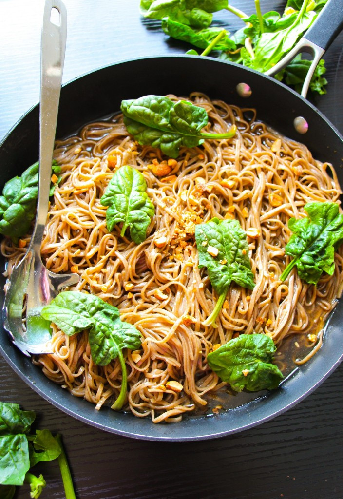 Thai Noodles Recipe Vegetarian
 20 Minute Sticky Basil Thai Noodles Layers of Happiness