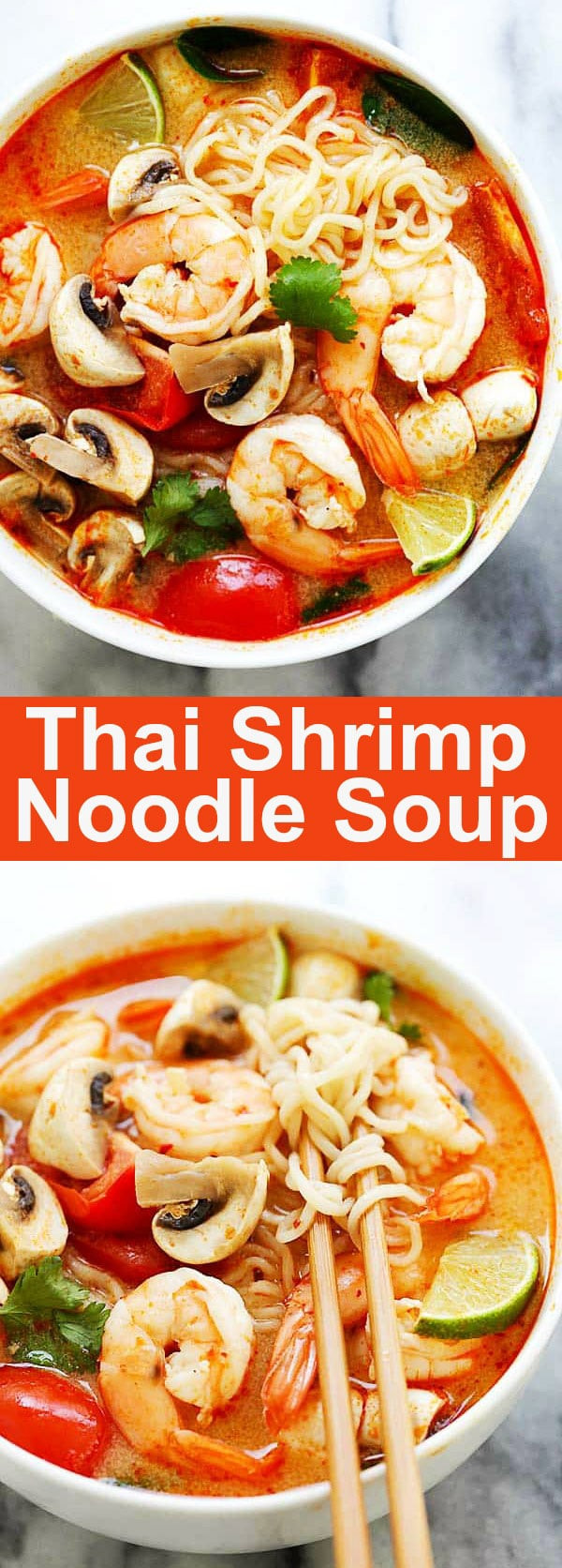 Thai Shrimp Noodles
 Thai Shrimp Noodle Soup Rasa Malaysia