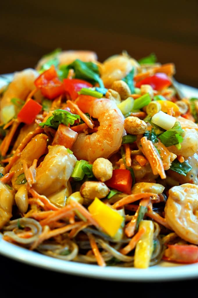 Thai Shrimp Noodles
 Thai Shrimp Salad with Buckwheat Noodles keviniscooking
