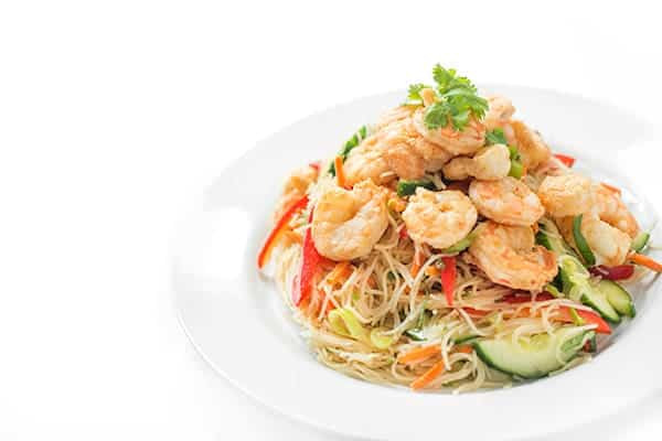 Thai Shrimp Noodles
 Thai Shrimp Salad with Rice Noodles The Lemon Bowl