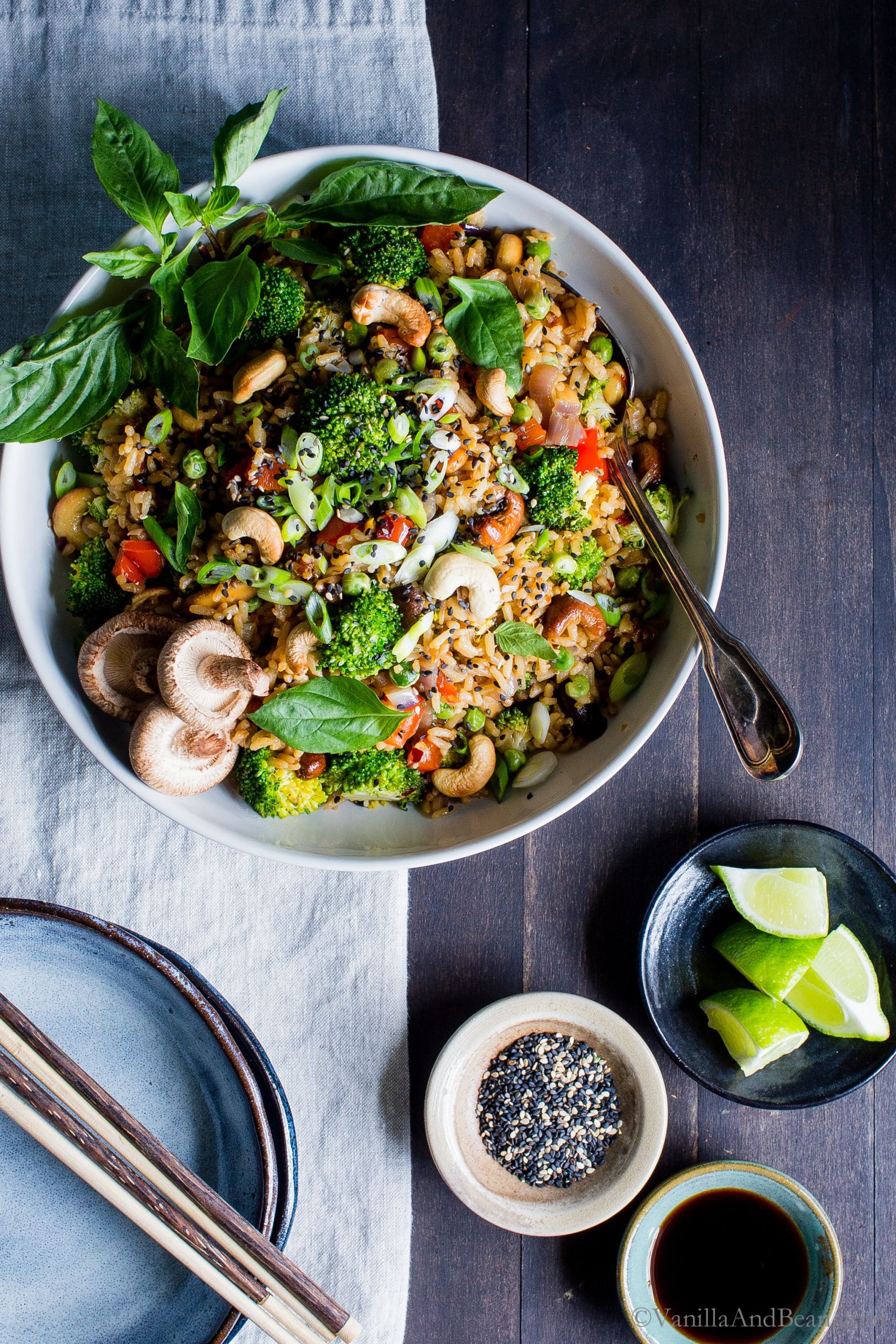 Thai Vegetable Fried Rice Recipe
 Thai Ve able Fried Rice with Cashews