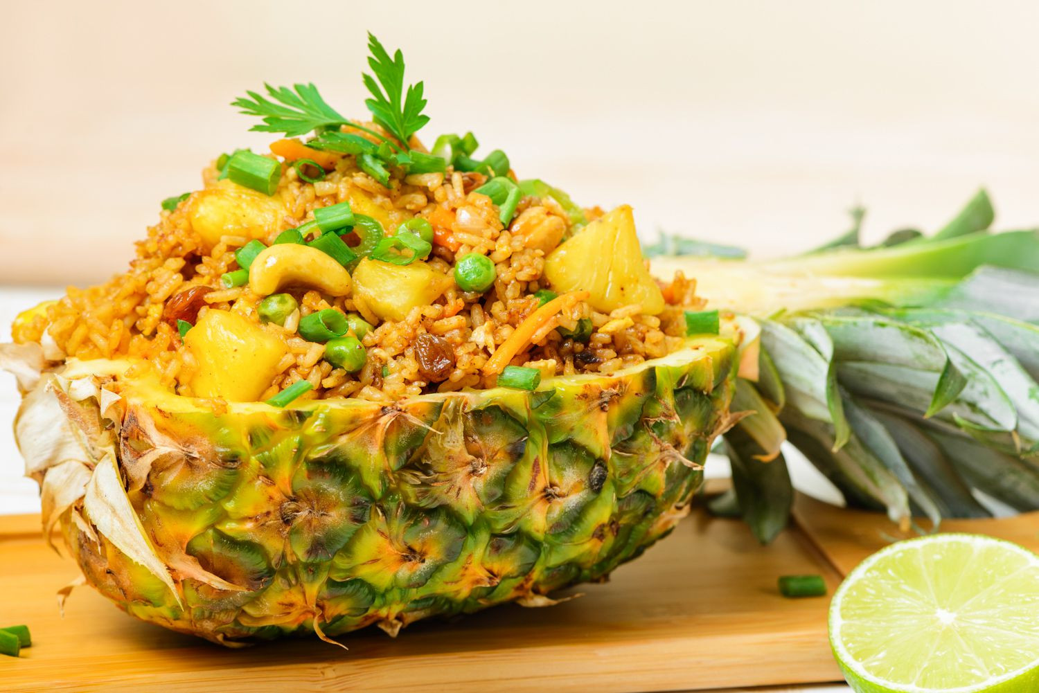 Thai Vegetable Fried Rice Recipe
 Ve arian Thai Pineapple Fried Rice Recipe