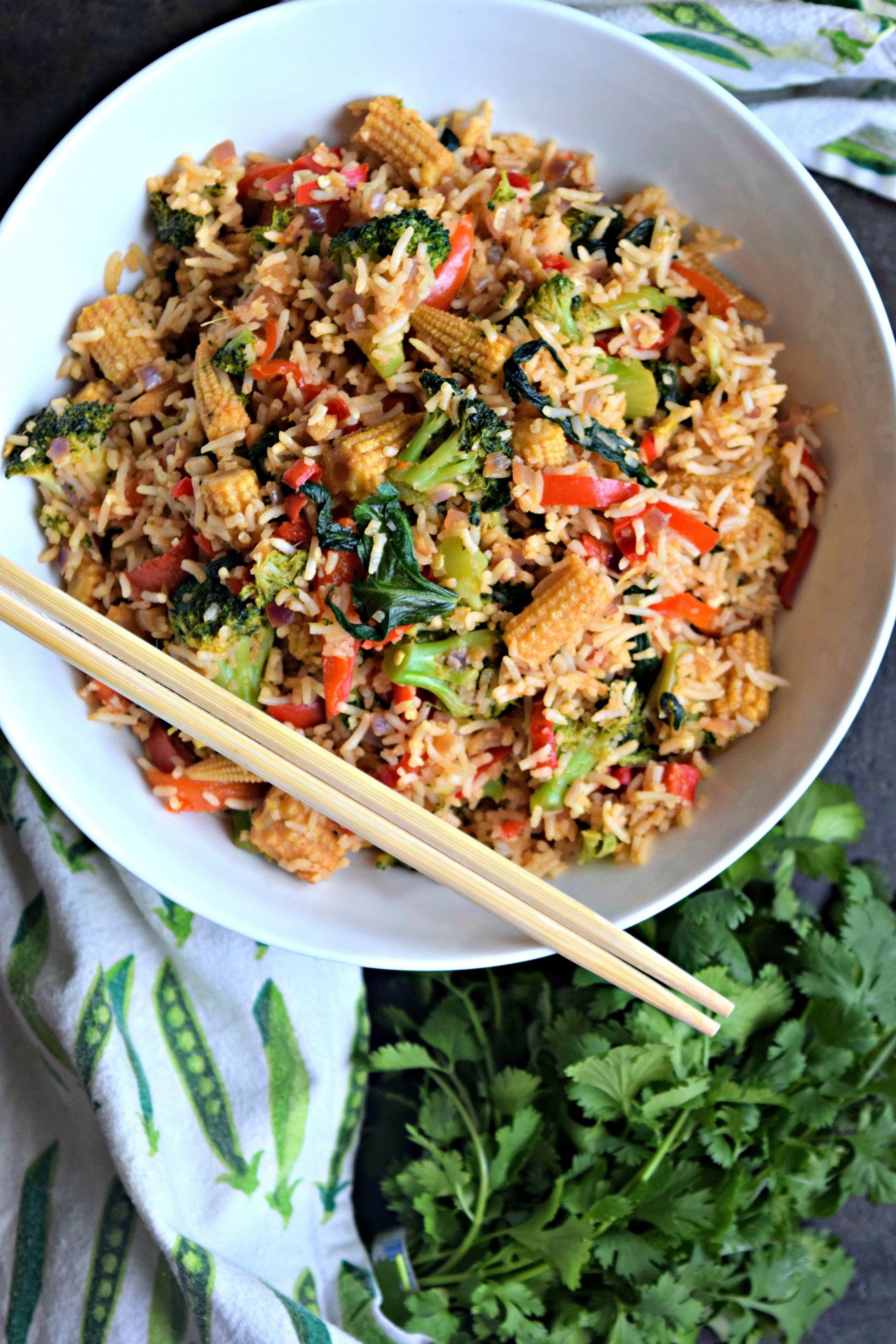 Thai Vegetable Fried Rice Recipe
 Ve arian Thai Chilly Fried Rice Recipe