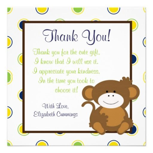 Thank You Baby Quotes
 Quotes About Monkeys For Babies QuotesGram