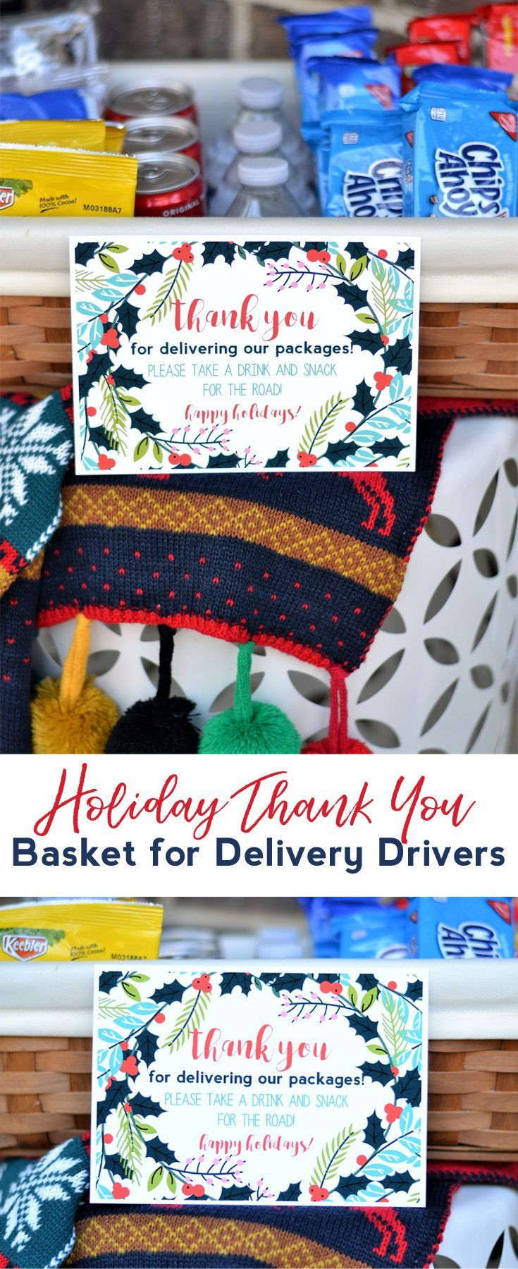 Thank You Gift Delivery Ideas
 holiday thank you delivery drivers