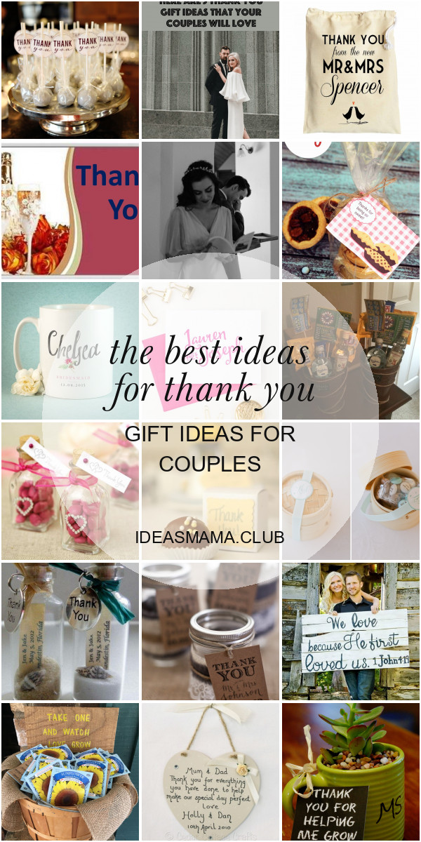 Thank You Gift Ideas For Couples
 The Best Ideas for Thank You Gift Ideas for Couples Best
