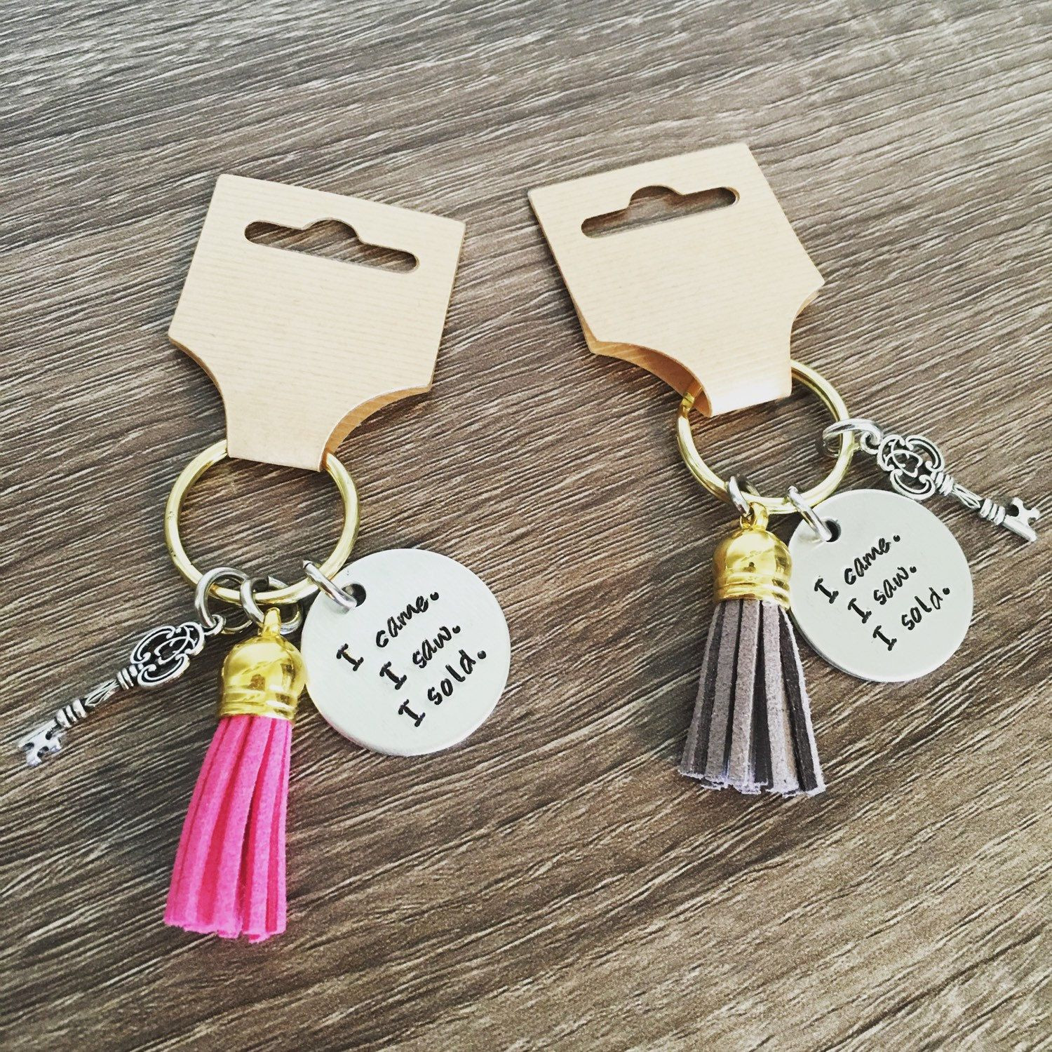 Thank You Gift Ideas For Real Estate Agent
 Realtor key chain Realtor thank you t Real estate