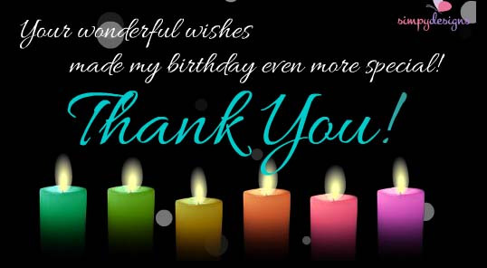 Thank You Images For Birthday Wishes
 Thank You For Your Birthday Wishes Free Birthday Thank