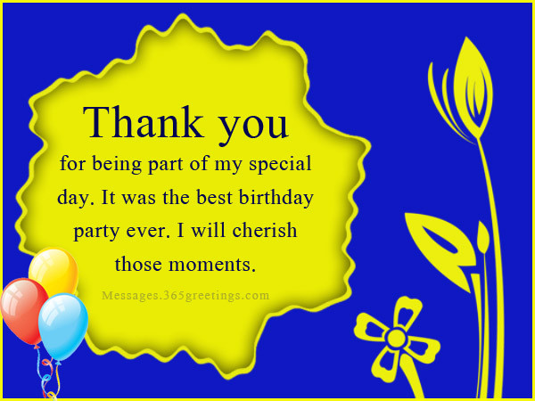 Thank You Note For Birthday Wishes
 Birthday Thank You Messages Thank You for Birthday Wishes