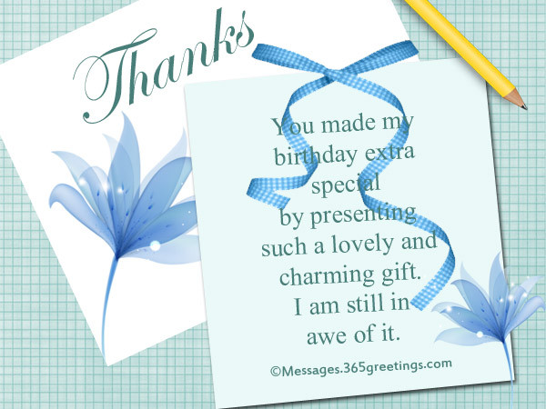 Thank You Notes For Birthday Gift
 thank you notes for birthday ts 365greetings