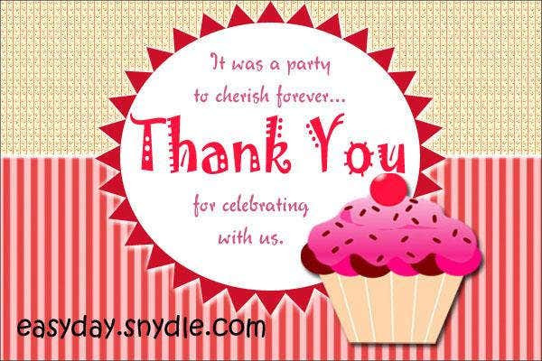 Thank You Notes For Birthday Gift
 48 Free Gift Cards