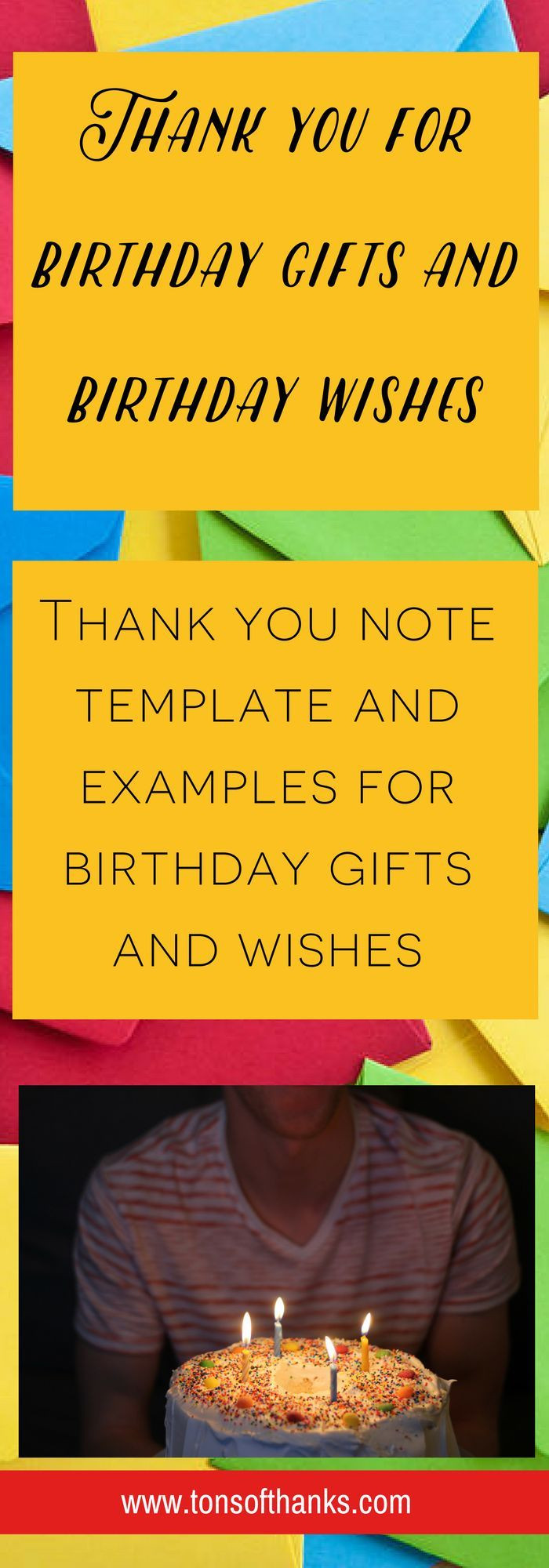 Thanking Someone For Birthday Wishes
 29 best Thank you notes at the fice images on Pinterest