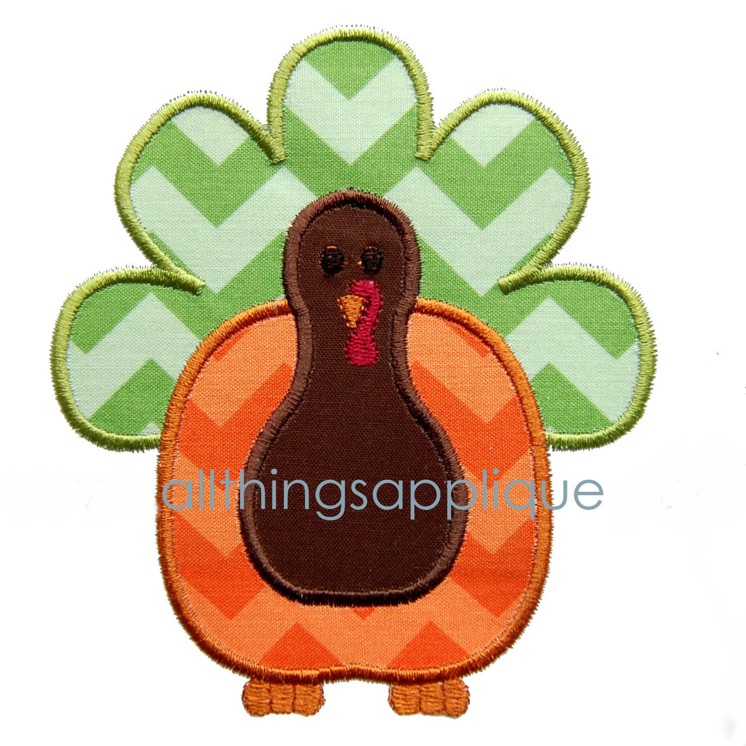 Thanksgiving Applique Design
 Pumpkin Turkey Applique Design Thanksgiving Applique 3