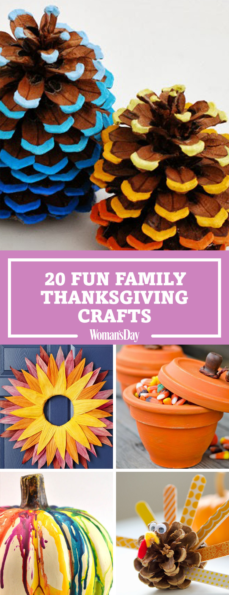 Thanksgiving Craft Ideas
 29 Fun Thanksgiving Crafts for Kids Easy DIY Ideas to
