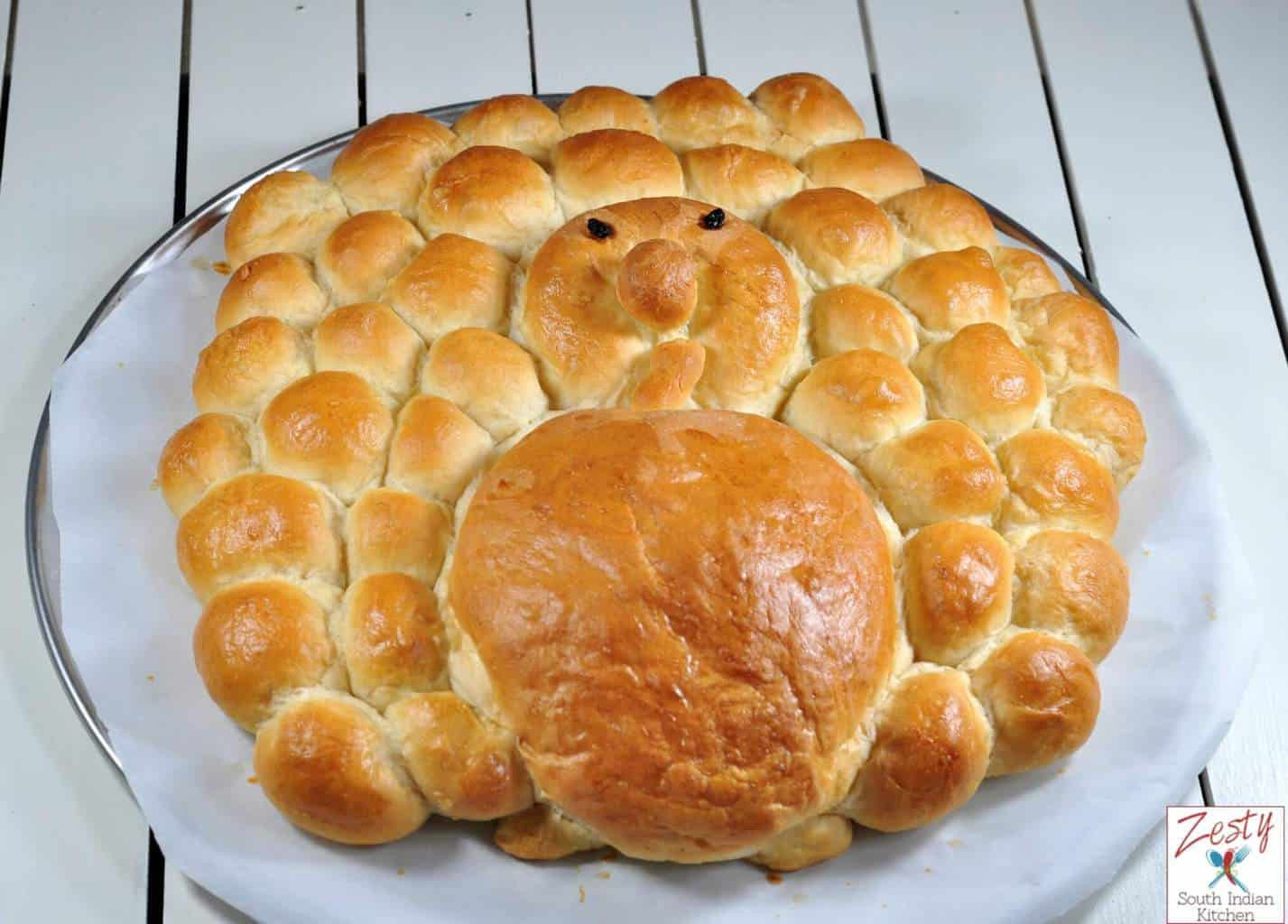 Thanksgiving Dinner Roll
 Turkey Shaped Dinner Rolls Zesty South Indian Kitchen