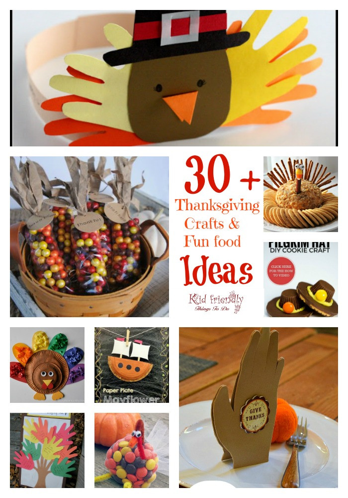 Thanksgiving Gifts For Children
 Over 30 Thanksgiving Crafts & Food Crafts for a Kid