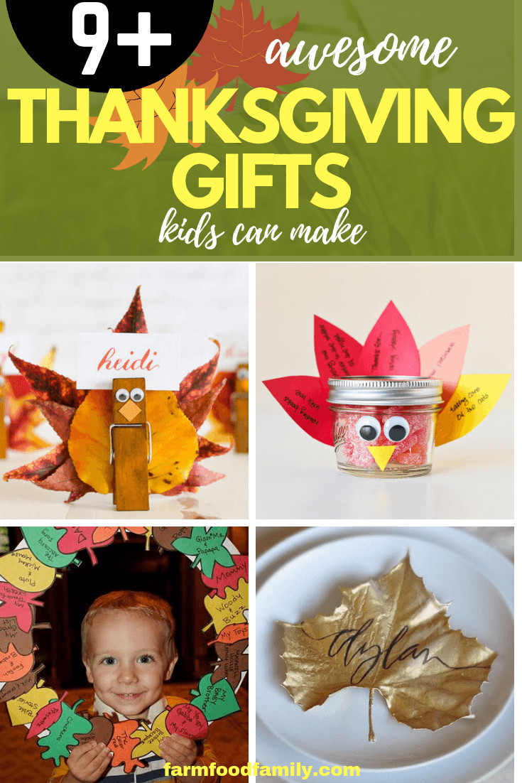 Thanksgiving Gifts For Children
 9 Awesome Thanksgiving Gifts Kids Can Make FarmFoodFamily