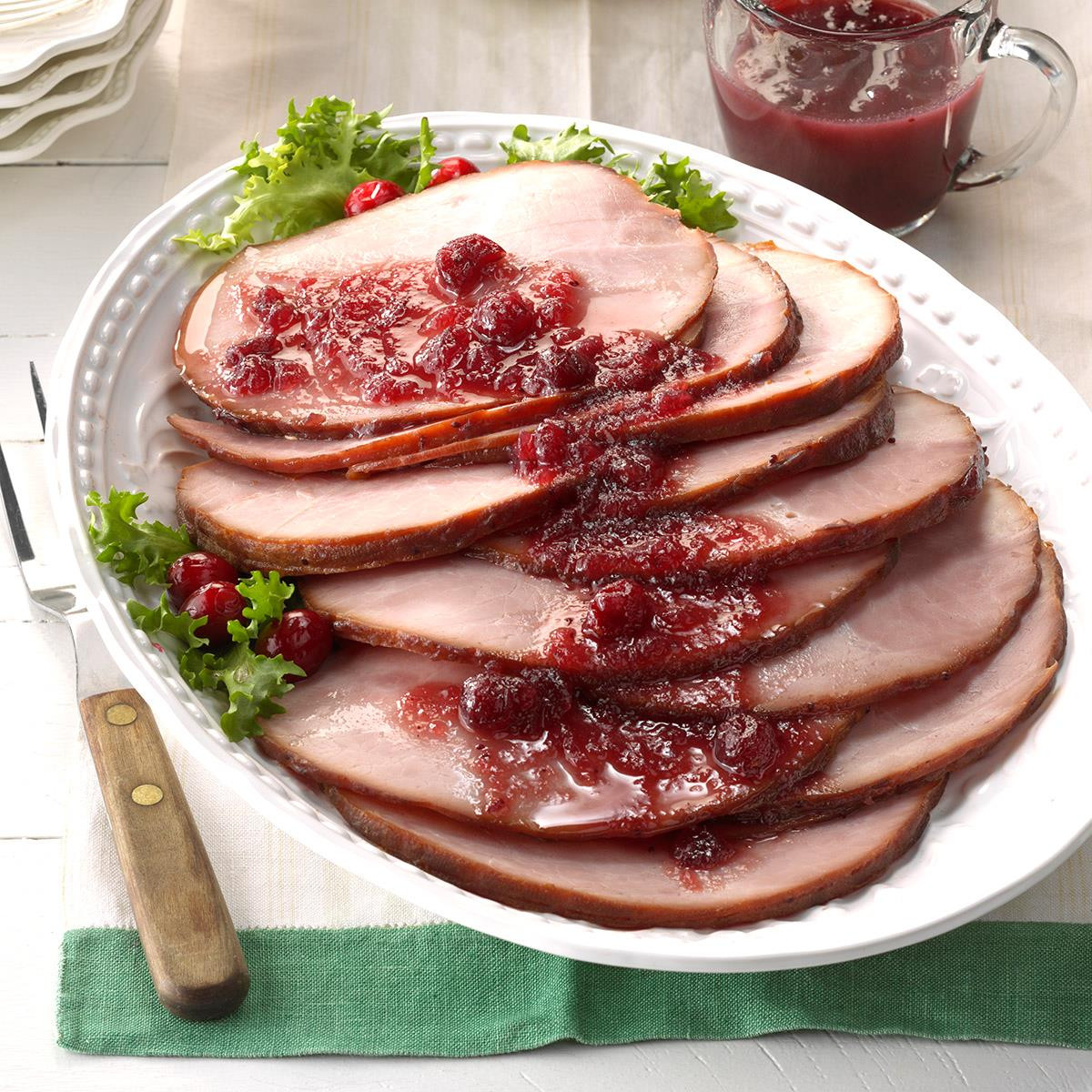 Thanksgiving Ham Dinner
 Cranberry Glazed Ham Recipe
