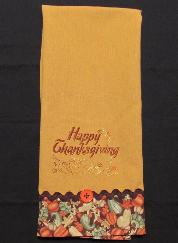 Thanksgiving Kitchen Towels
 Thanksgiving Kitchen Towels Page Two