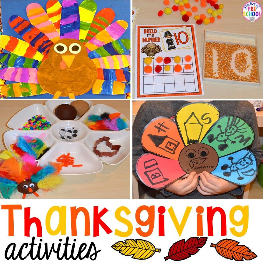 Thanksgiving Preschool Crafts
 Thanksgiving Books for Little Learners Pocket of Preschool