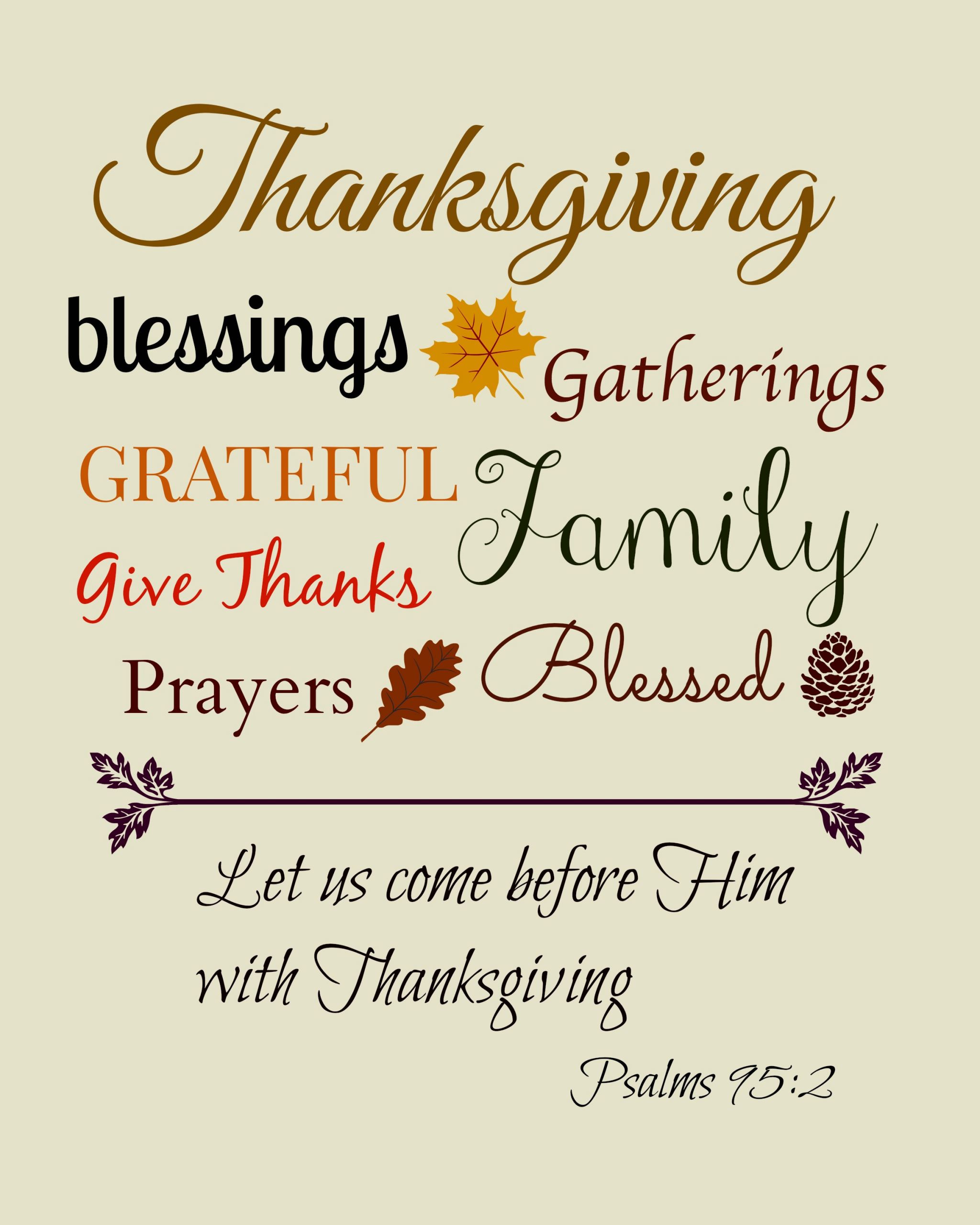 Thanksgiving Quotes Bible
 Thanksgiving Printable Bible Quotes QuotesGram